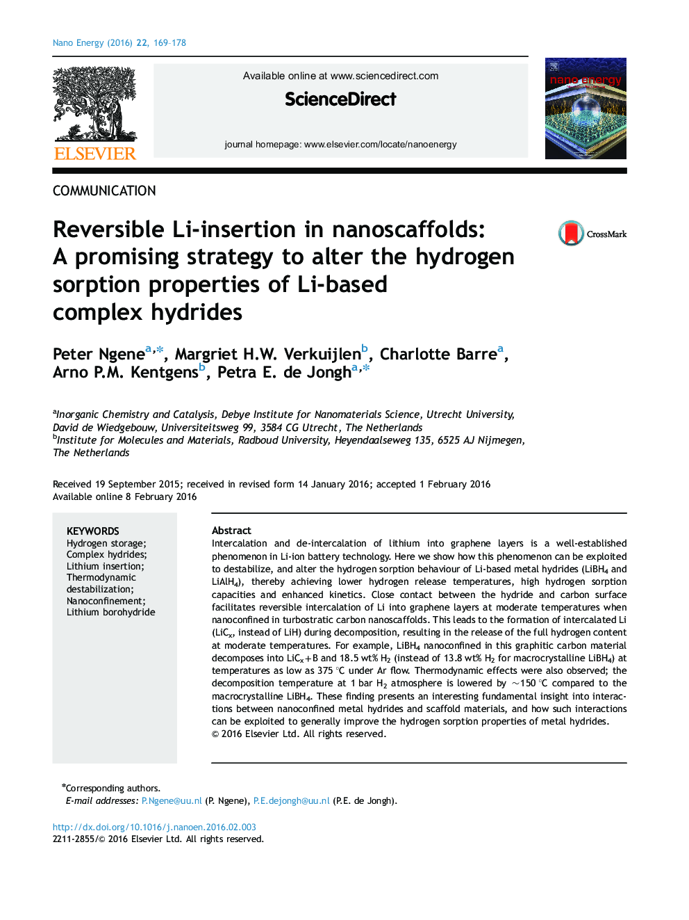 Reversible Li-insertion in nanoscaffolds: A promising strategy to alter the hydrogen sorption properties of Li-based complex hydrides