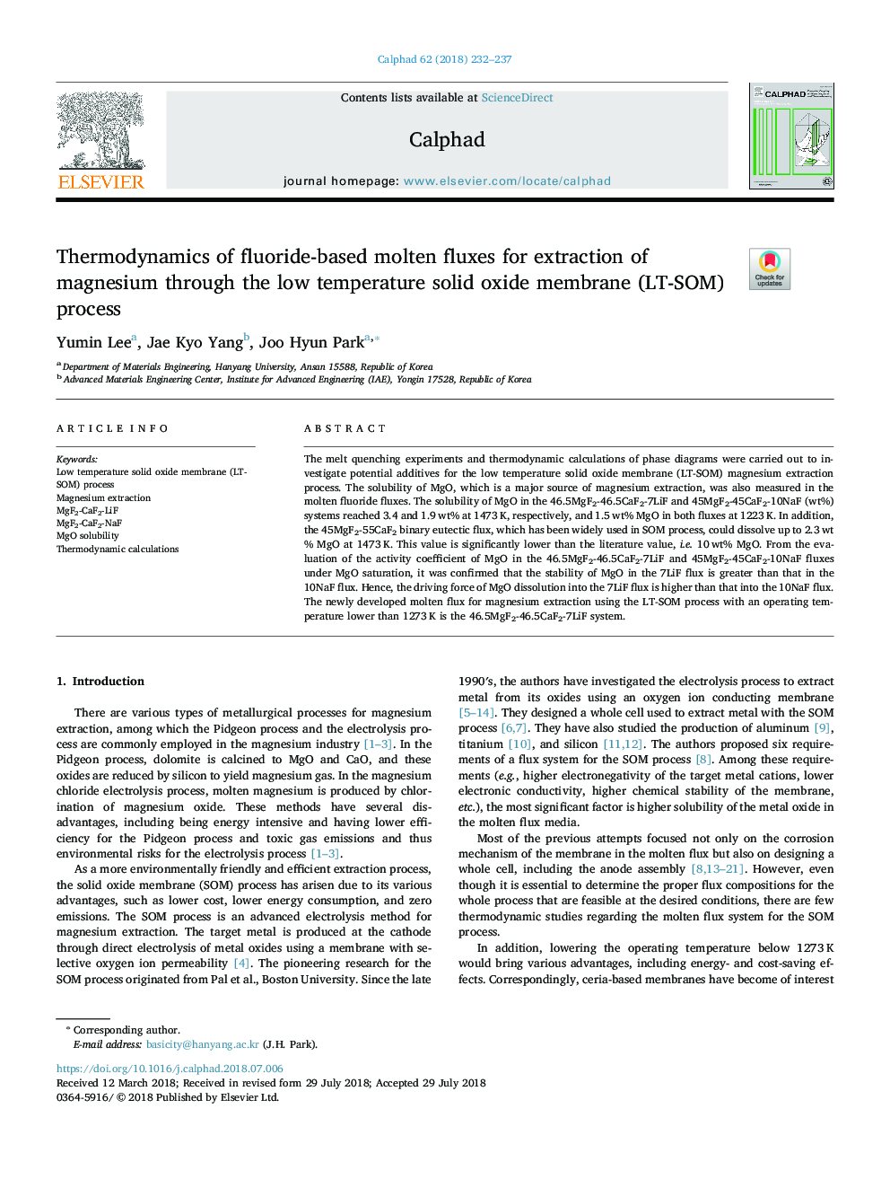 Thermodynamics of fluoride-based molten fluxes for extraction of magnesium through the low temperature solid oxide membrane (LT-SOM) process