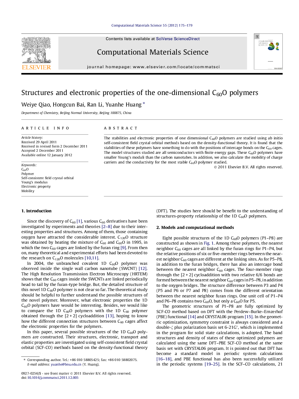 Structures and electronic properties of the one-dimensional C60O polymers