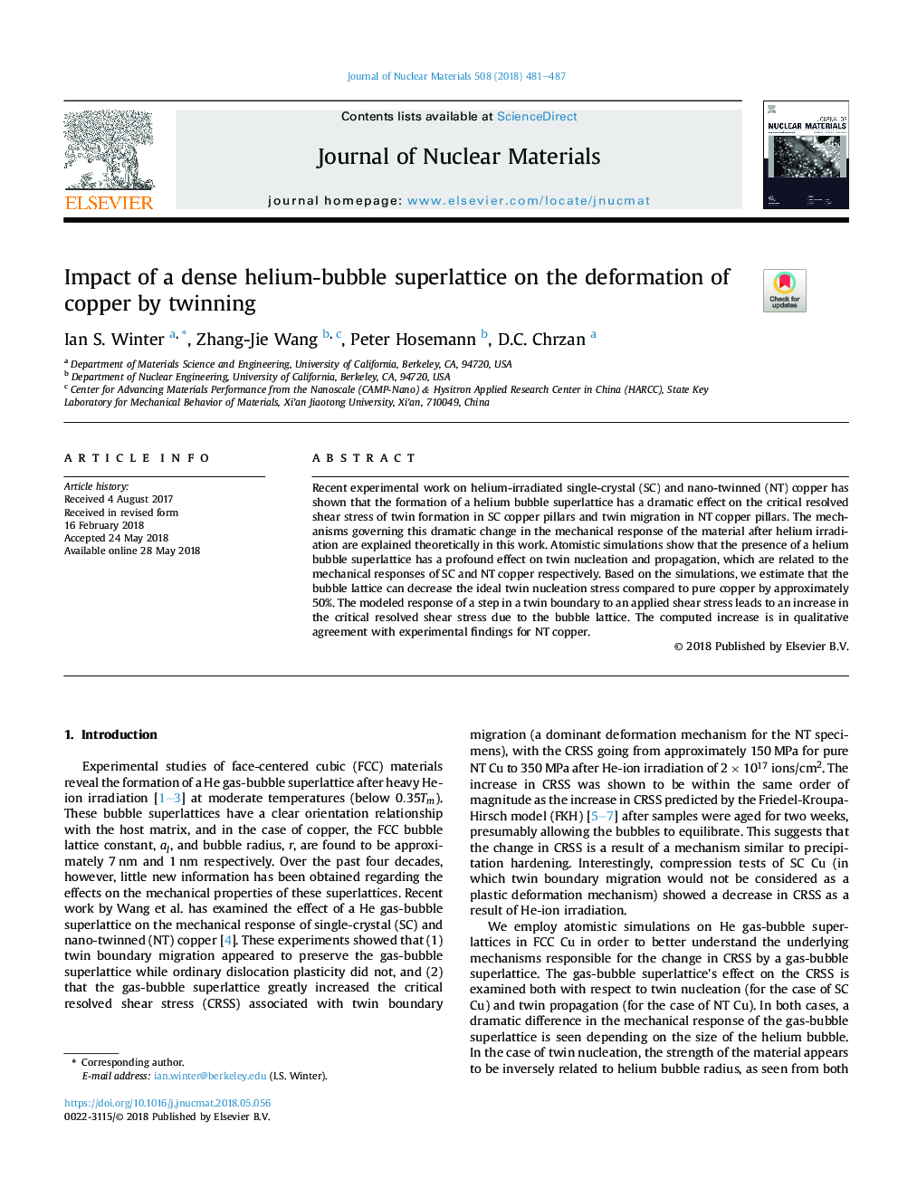 Impact of a dense helium-bubble superlattice on the deformation of copper by twinning