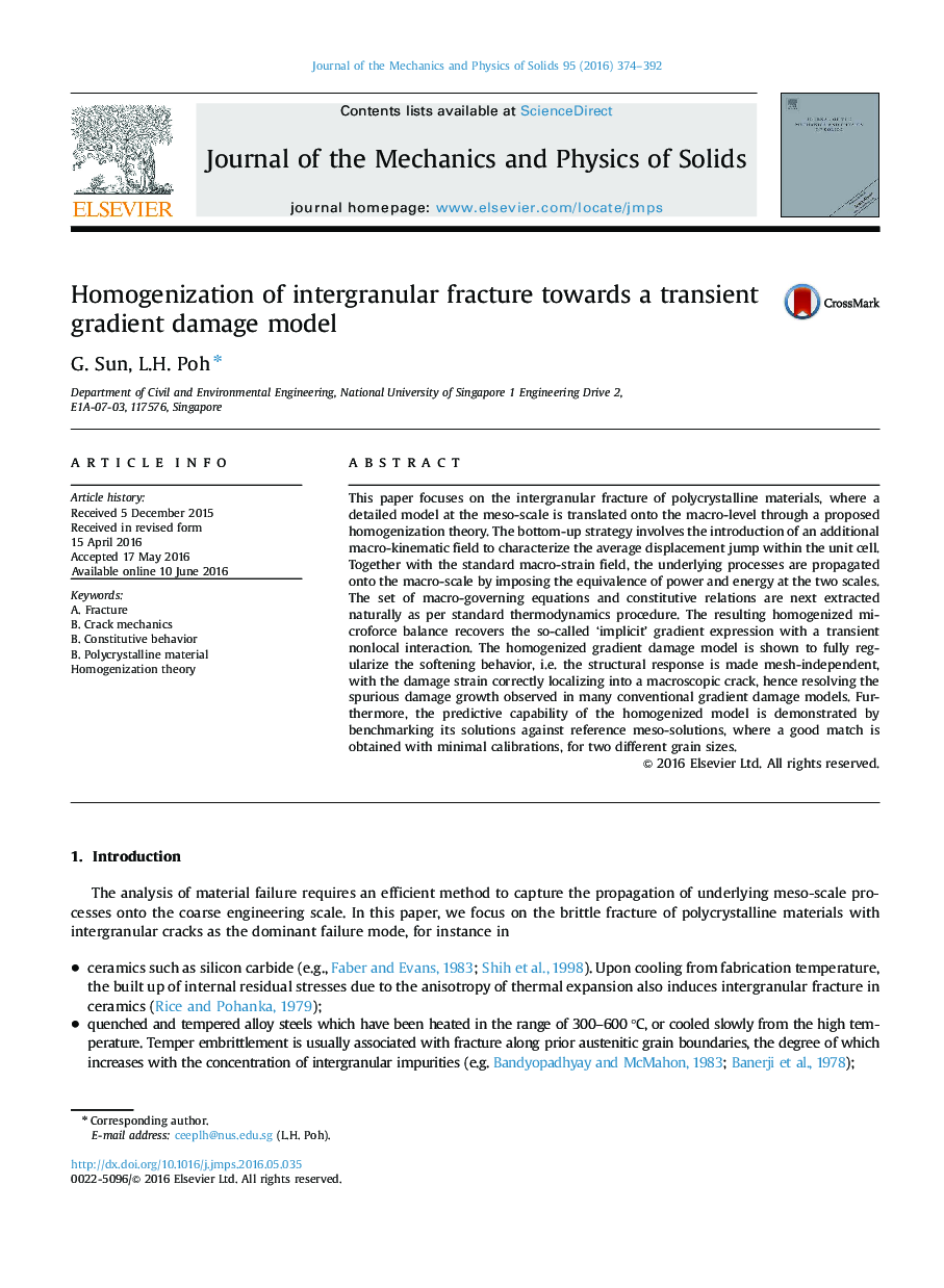 Homogenization of intergranular fracture towards a transient gradient damage model