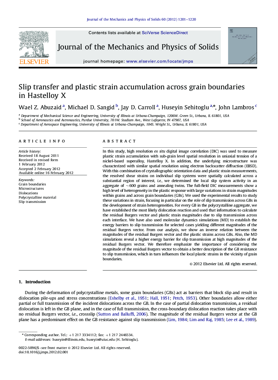 Slip transfer and plastic strain accumulation across grain boundaries in Hastelloy X