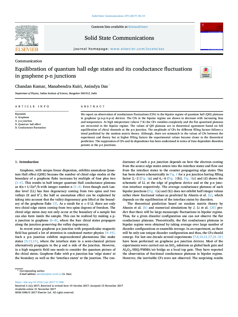 Equilibration of quantum hall edge states and its conductance fluctuations in graphene p-n junctions