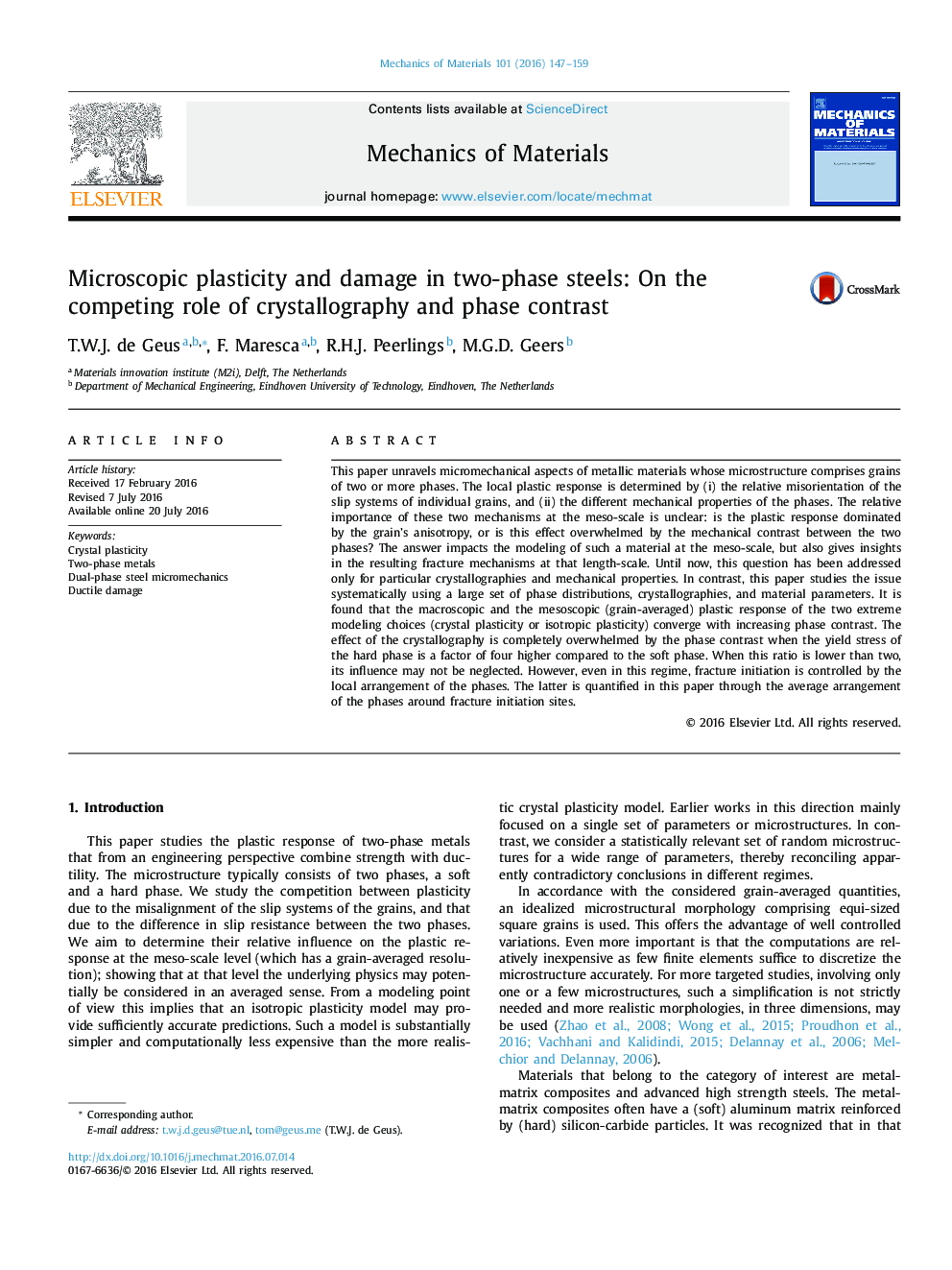 Microscopic plasticity and damage in two-phase steels: On the competing role of crystallography and phase contrast