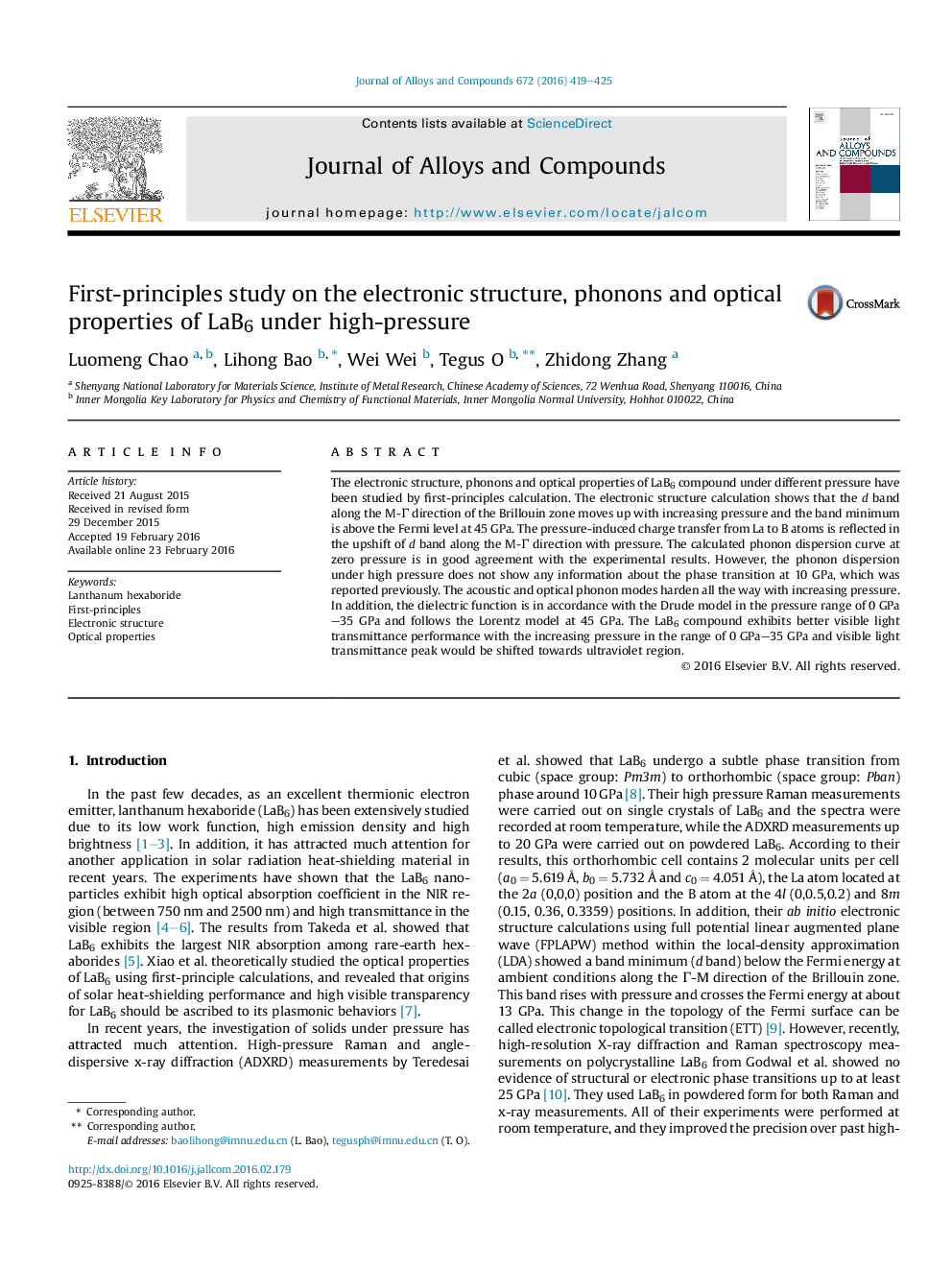 First-principles study on the electronic structure, phonons and optical properties of LaB6 under high-pressure