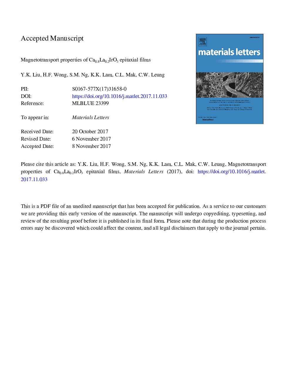 Magnetotransport properties of Ca0.8La0.2IrO3 epitaxial films