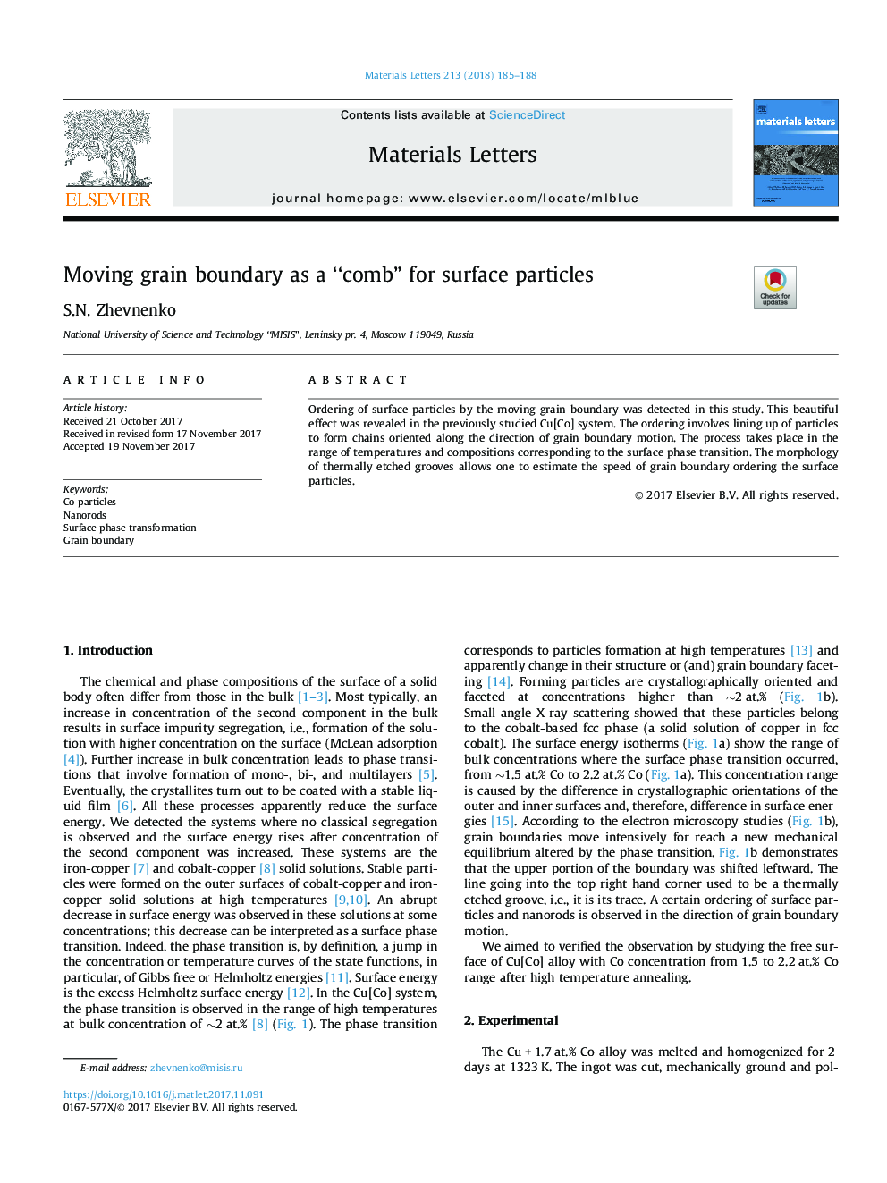 Moving grain boundary as a “comb” for surface particles