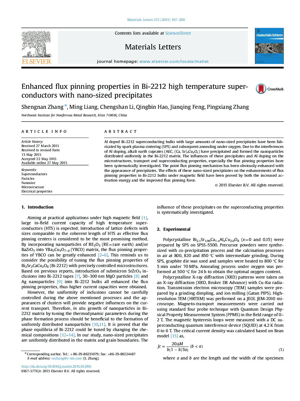 Enhanced flux pinning properties in Bi-2212 high temperature superconductors with nano-sized precipitates