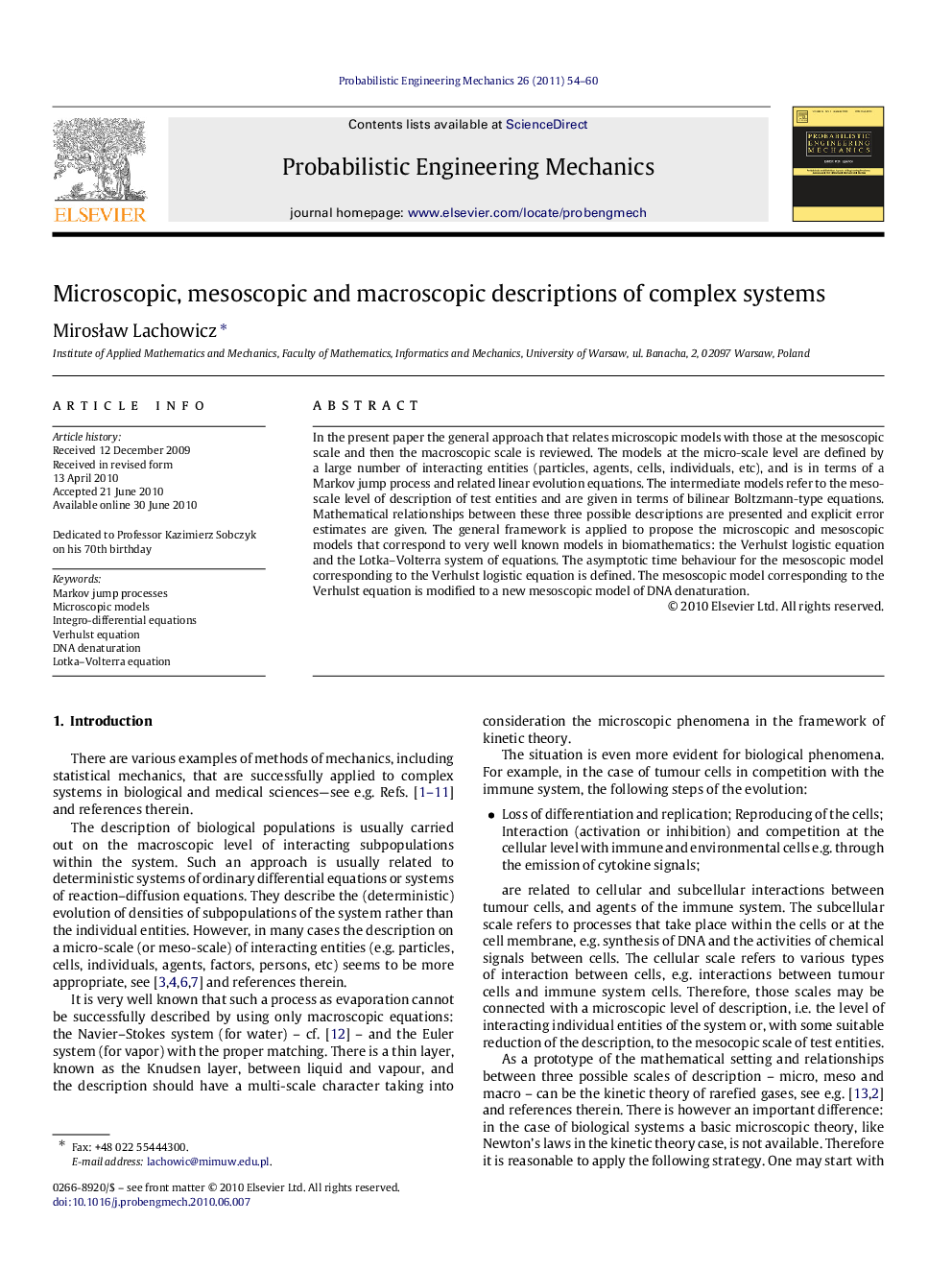 Microscopic, mesoscopic and macroscopic descriptions of complex systems