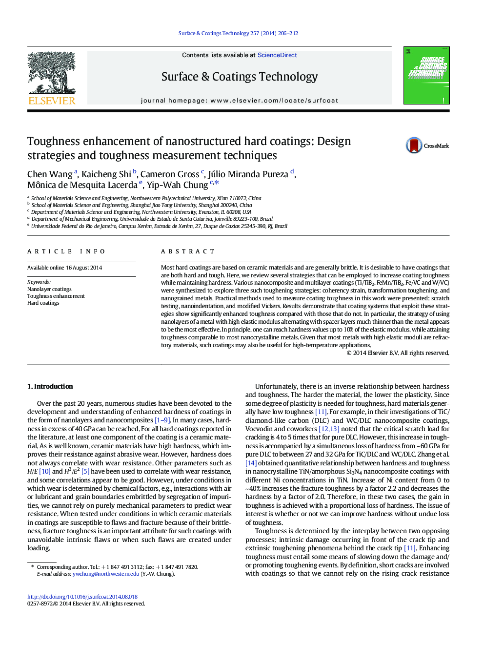 Toughness enhancement of nanostructured hard coatings: Design strategies and toughness measurement techniques