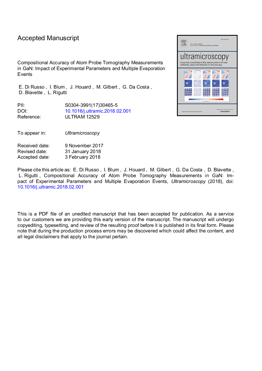 Compositional accuracy of atom probe tomography measurements in GaN: Impact of experimental parameters and multiple evaporation events