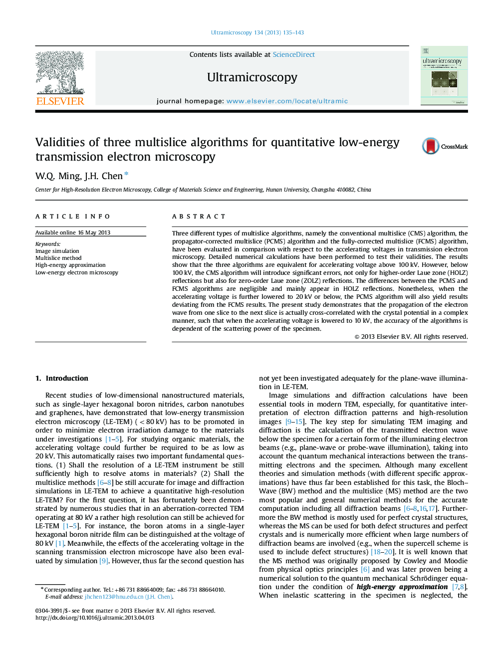 Validities of three multislice algorithms for quantitative low-energy transmission electron microscopy