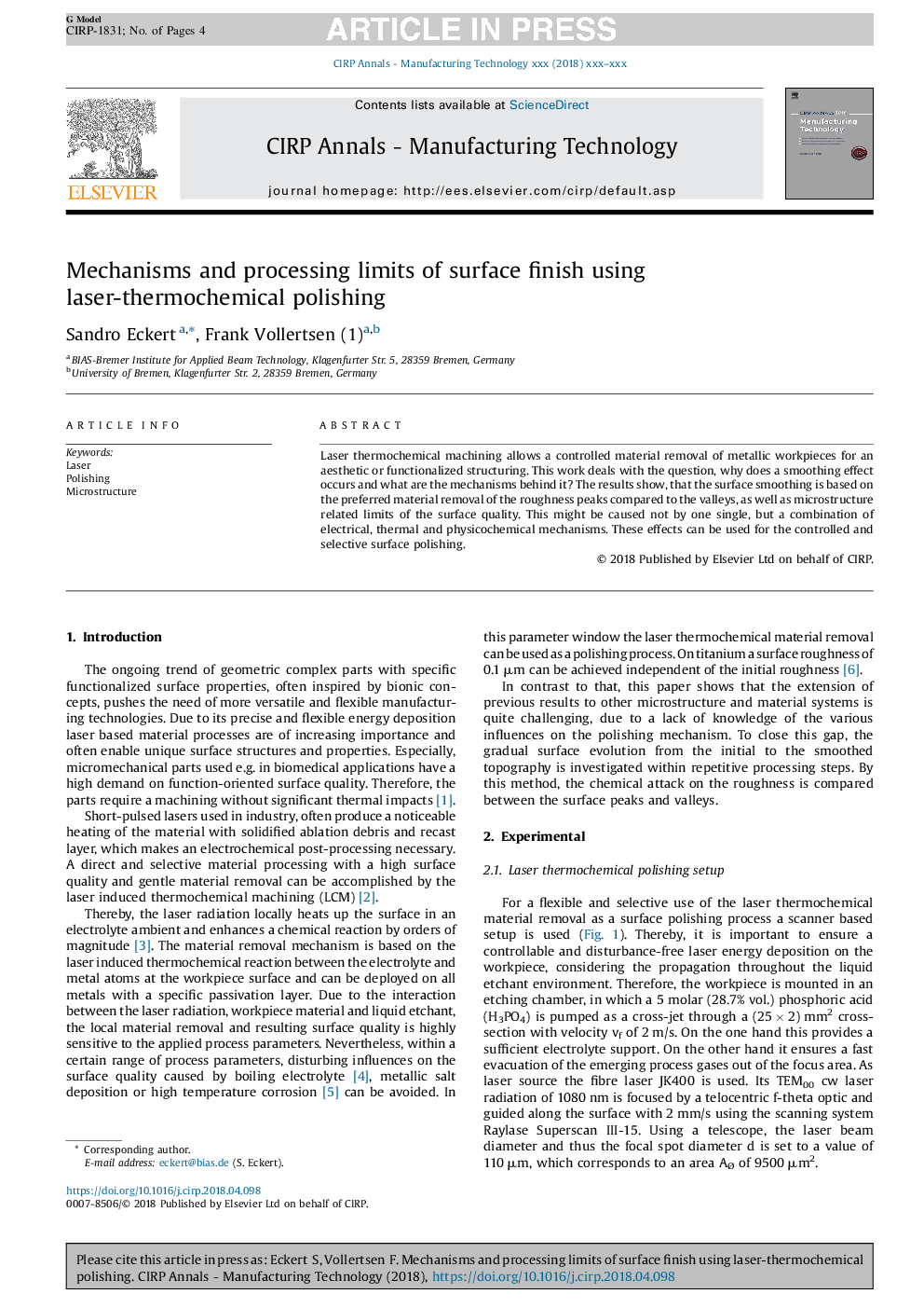 Mechanisms and processing limits of surface finish using laser-thermochemical polishing