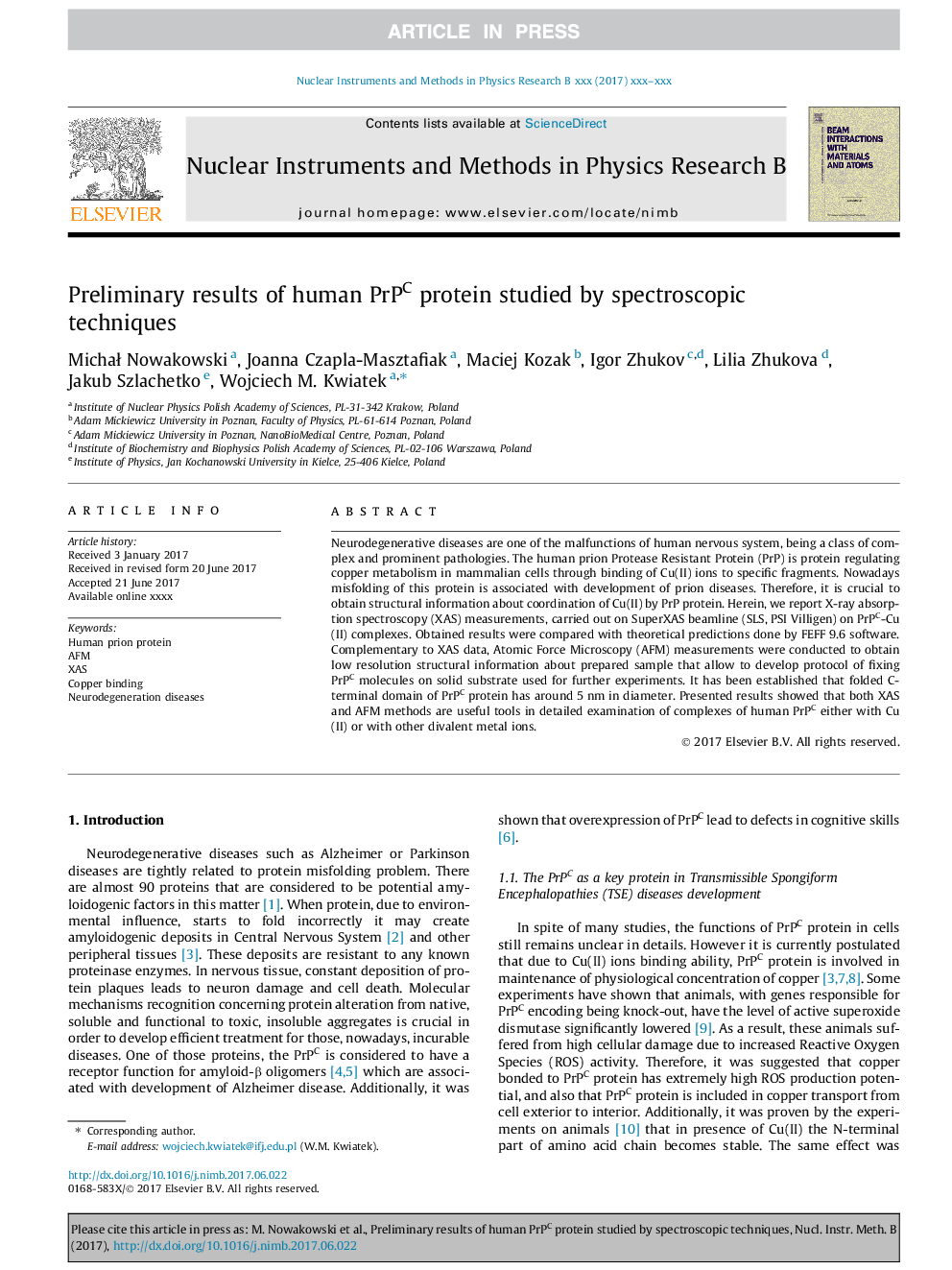 Preliminary results of human PrPC protein studied by spectroscopic techniques