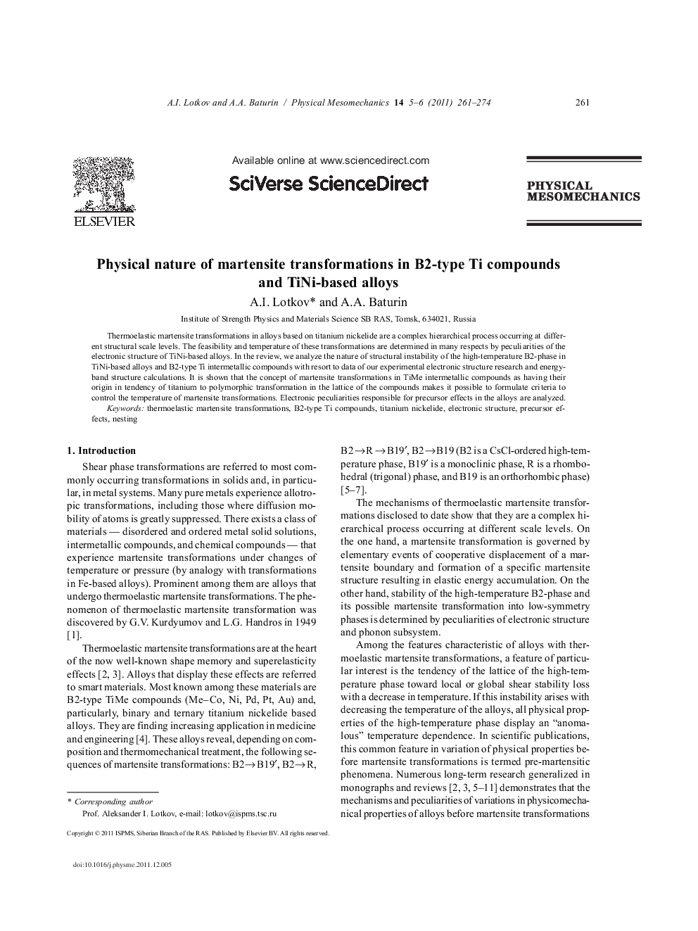 Physical nature of martensite transformations in B2-type Ti compounds and TiNi-based alloys