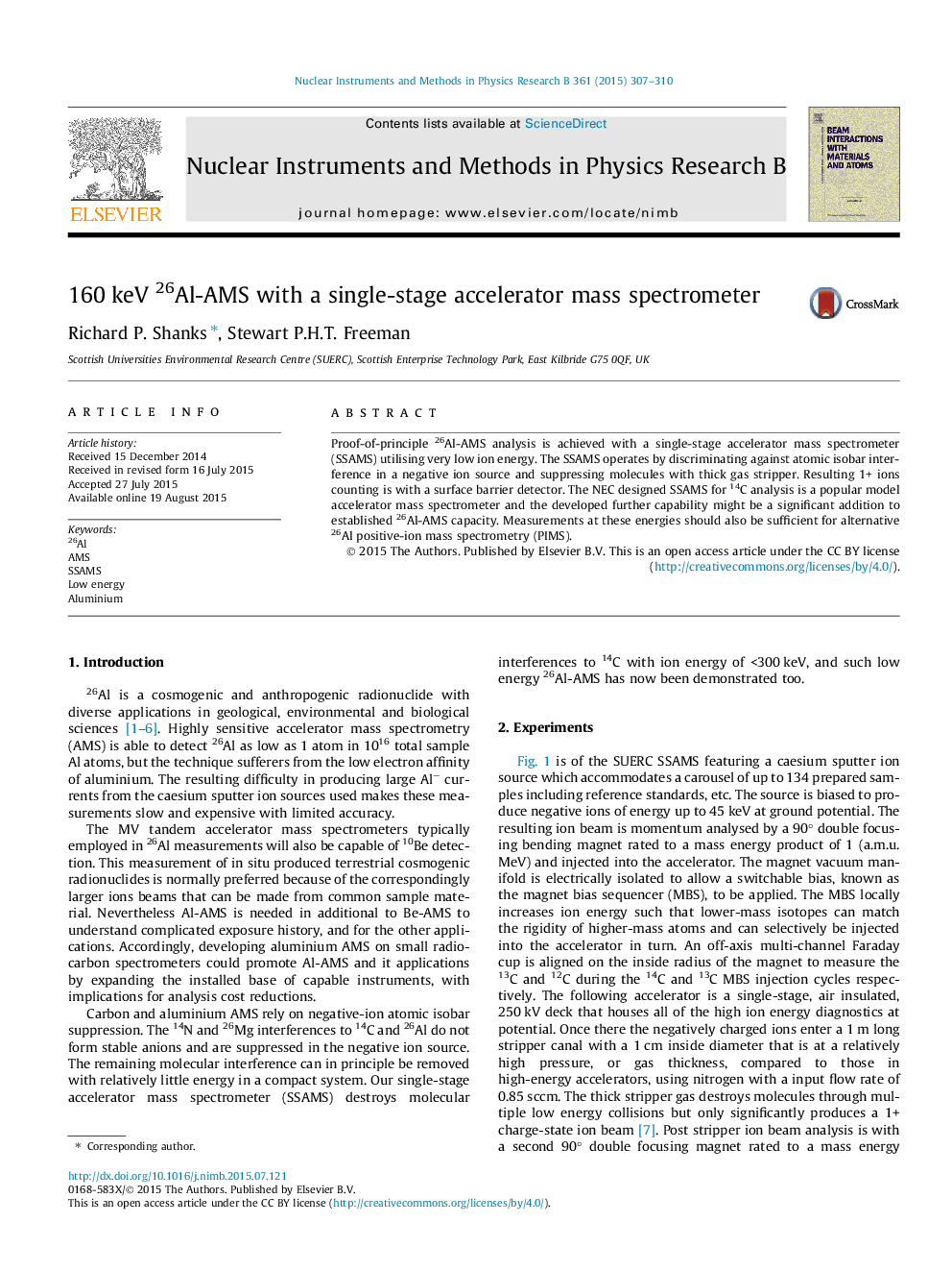 160Â keV 26Al-AMS with a single-stage accelerator mass spectrometer