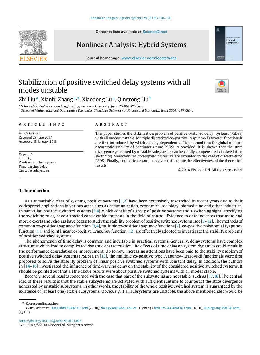 Stabilization of positive switched delay systems with all modes unstable