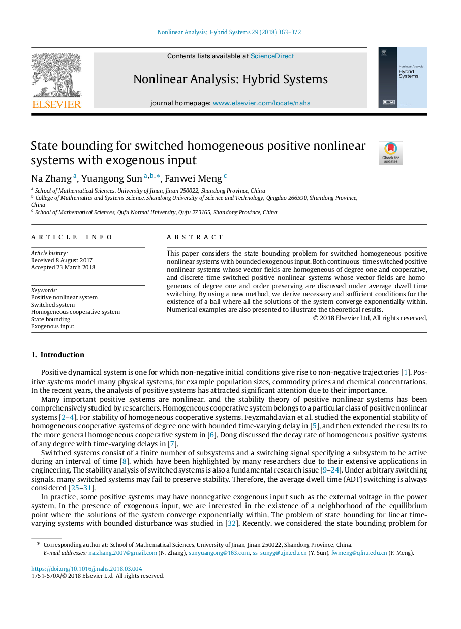 State bounding for switched homogeneous positive nonlinear systems with exogenous input