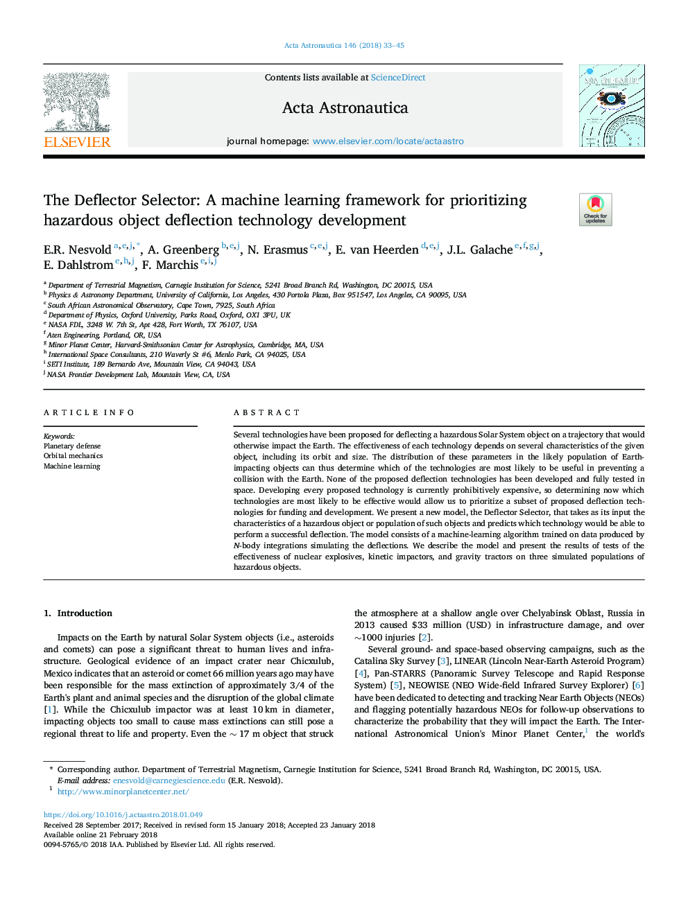 The Deflector Selector: A machine learning framework for prioritizing hazardous object deflection technology development