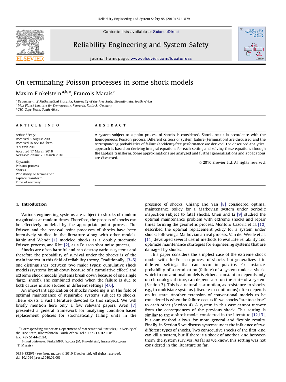 On terminating Poisson processes in some shock models