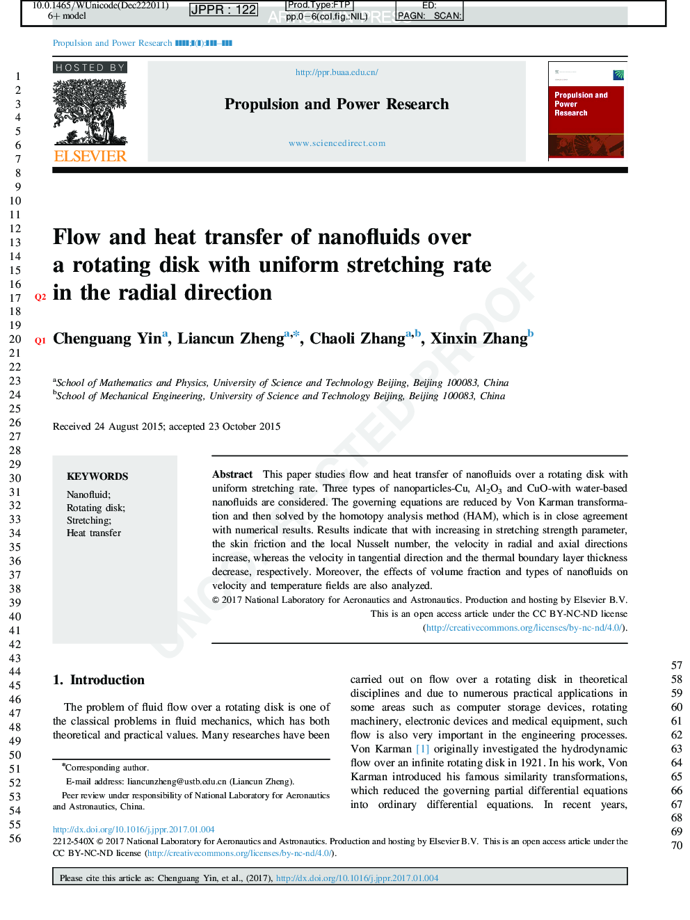 Flow and heat transfer of nanofluids over a rotating disk with uniform stretching rate in the radial direction