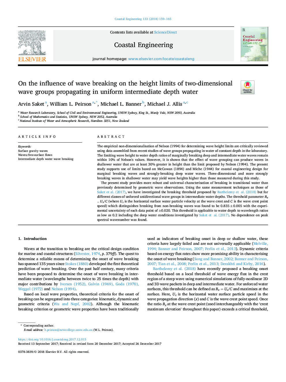 On the influence of wave breaking on the height limits of two-dimensional wave groups propagating in uniform intermediate depth water