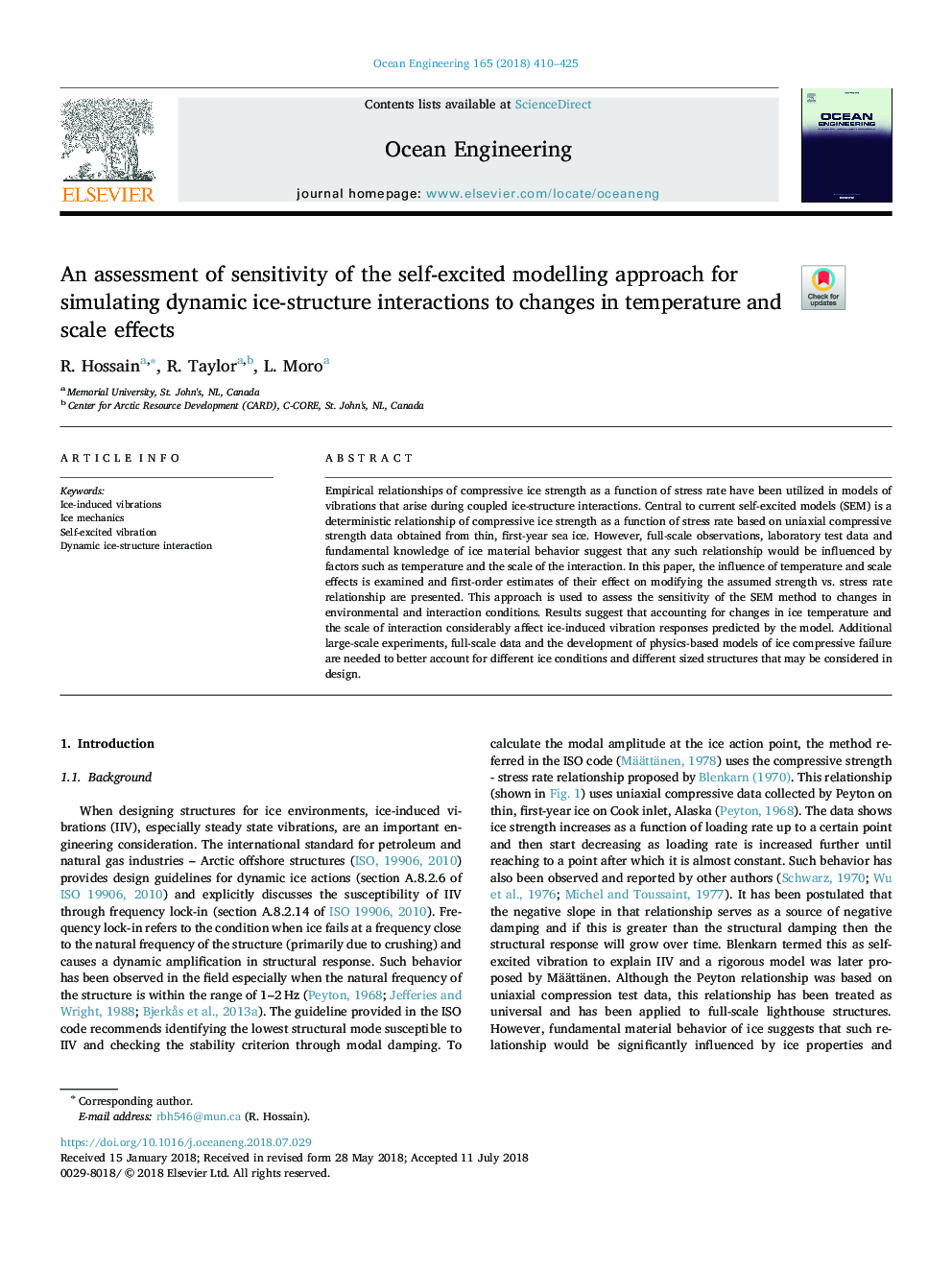 An assessment of sensitivity of the self-excited modelling approach for simulating dynamic ice-structure interactions to changes in temperature and scale effects