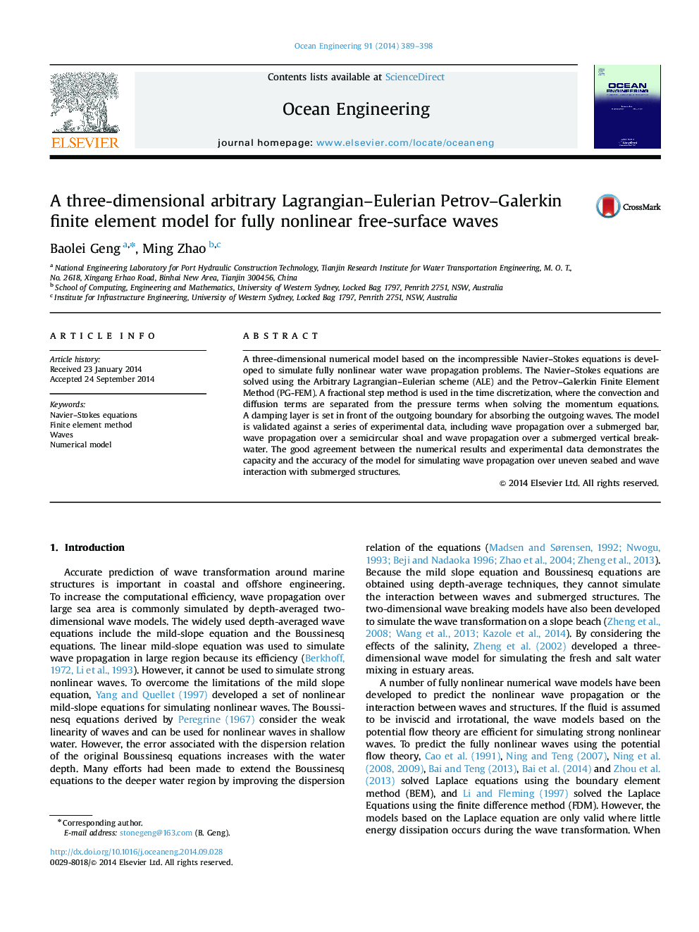 A three-dimensional arbitrary Lagrangian-Eulerian Petrov-Galerkin finite element model for fully nonlinear free-surface waves