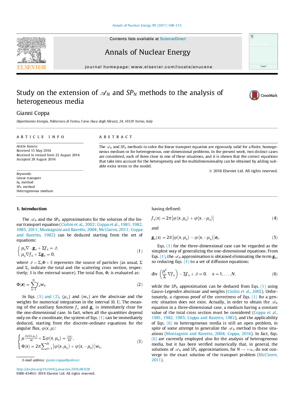 Study on the extension of AN and SPN methods to the analysis of heterogeneous media