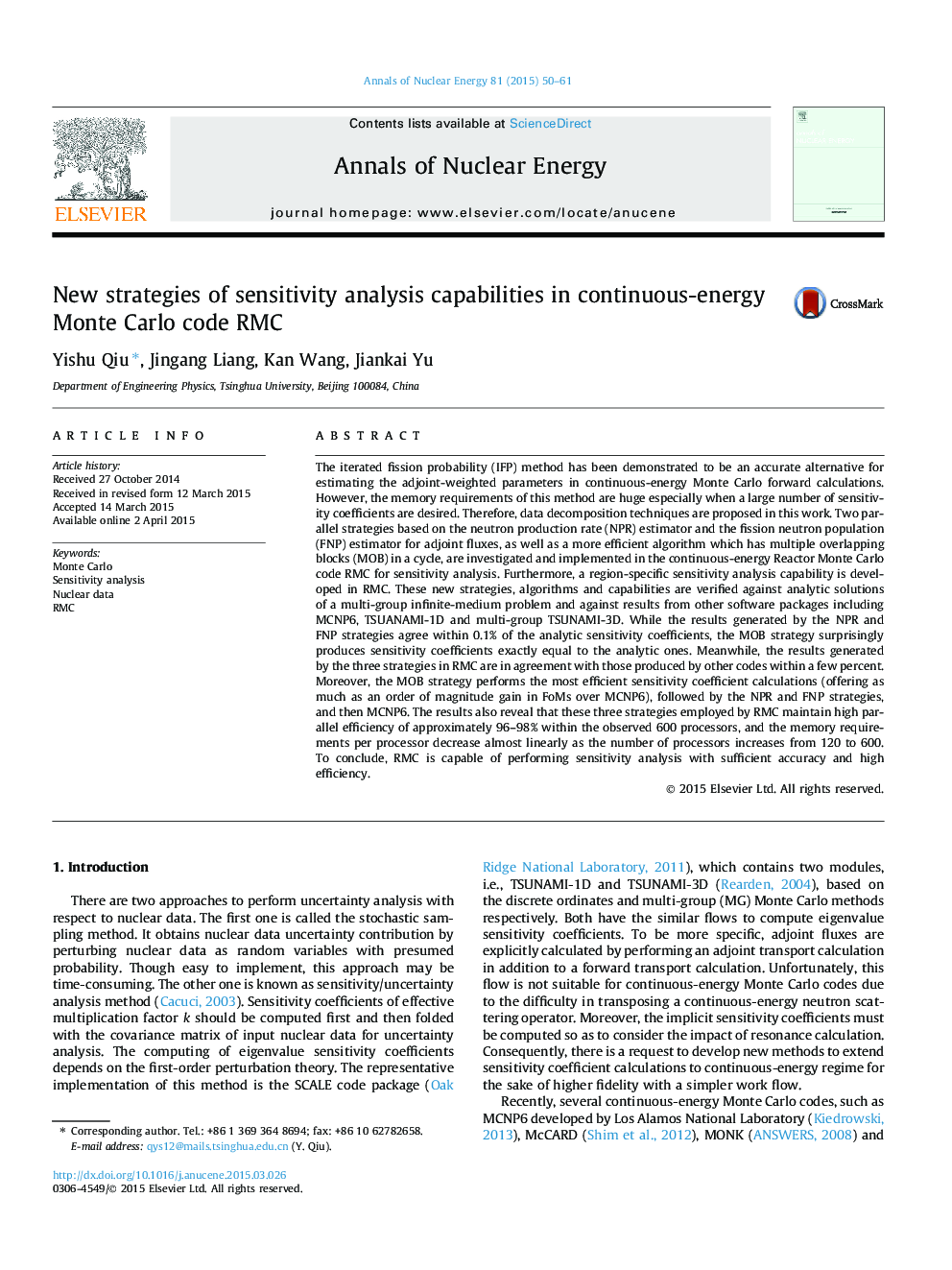 New strategies of sensitivity analysis capabilities in continuous-energy Monte Carlo code RMC