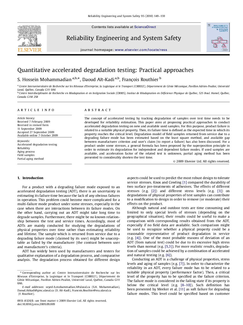 Quantitative accelerated degradation testing: Practical approaches