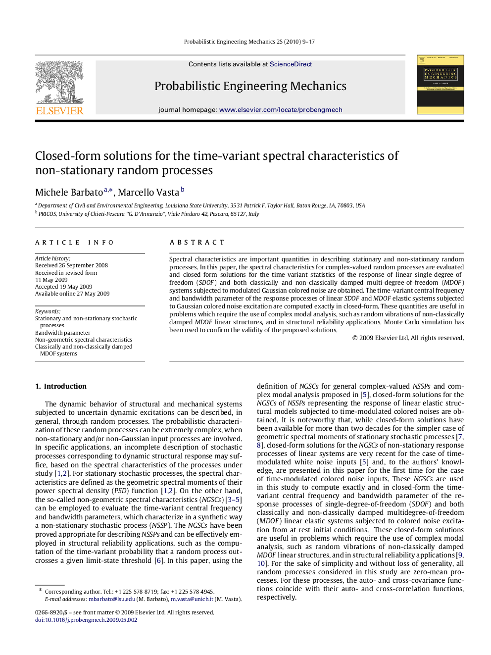 Closed-form solutions for the time-variant spectral characteristics of non-stationary random processes