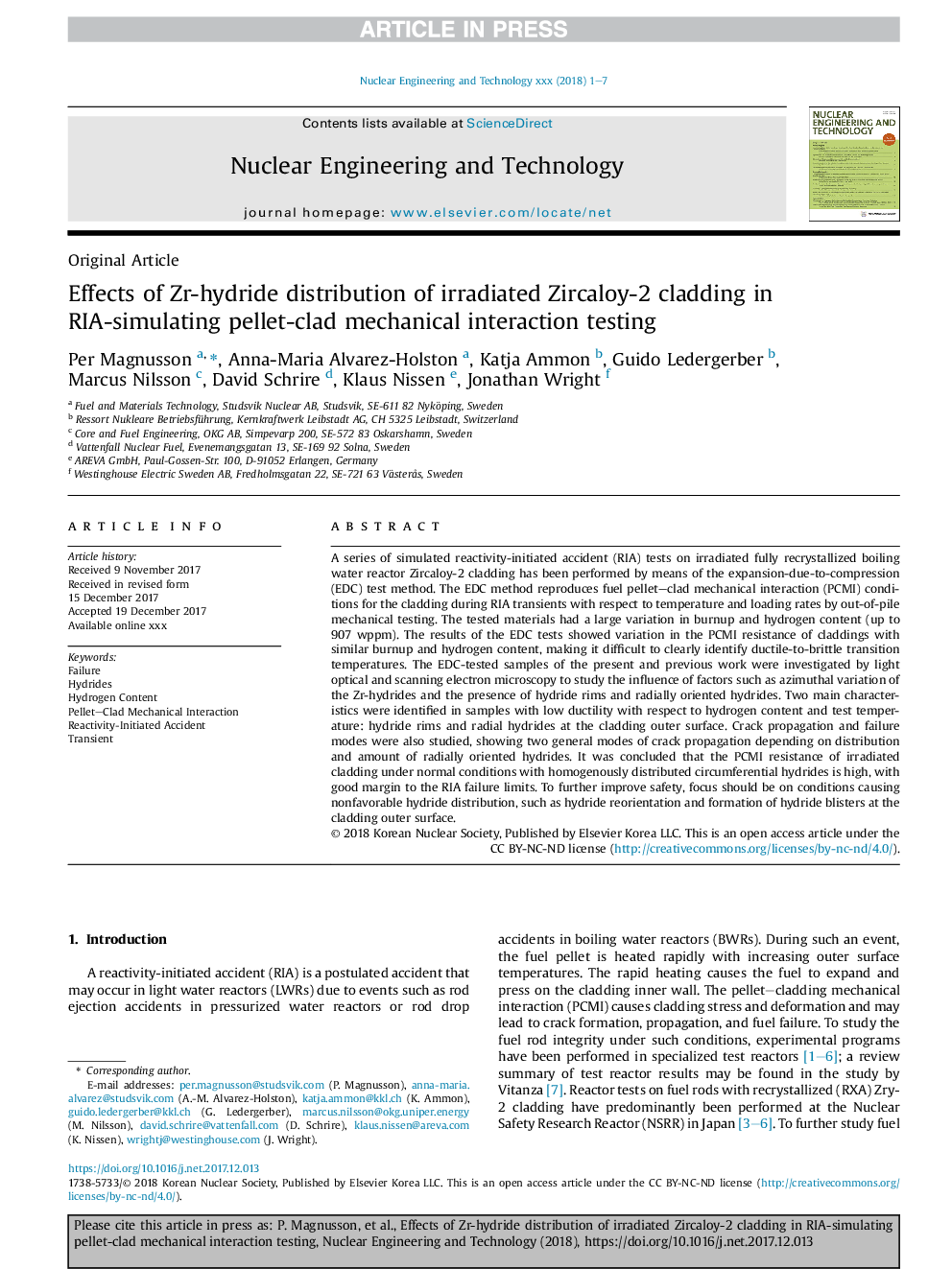 Effects of Zr-hydride distribution of irradiated Zircaloy-2 cladding in RIA-simulating pellet-clad mechanical interaction testing