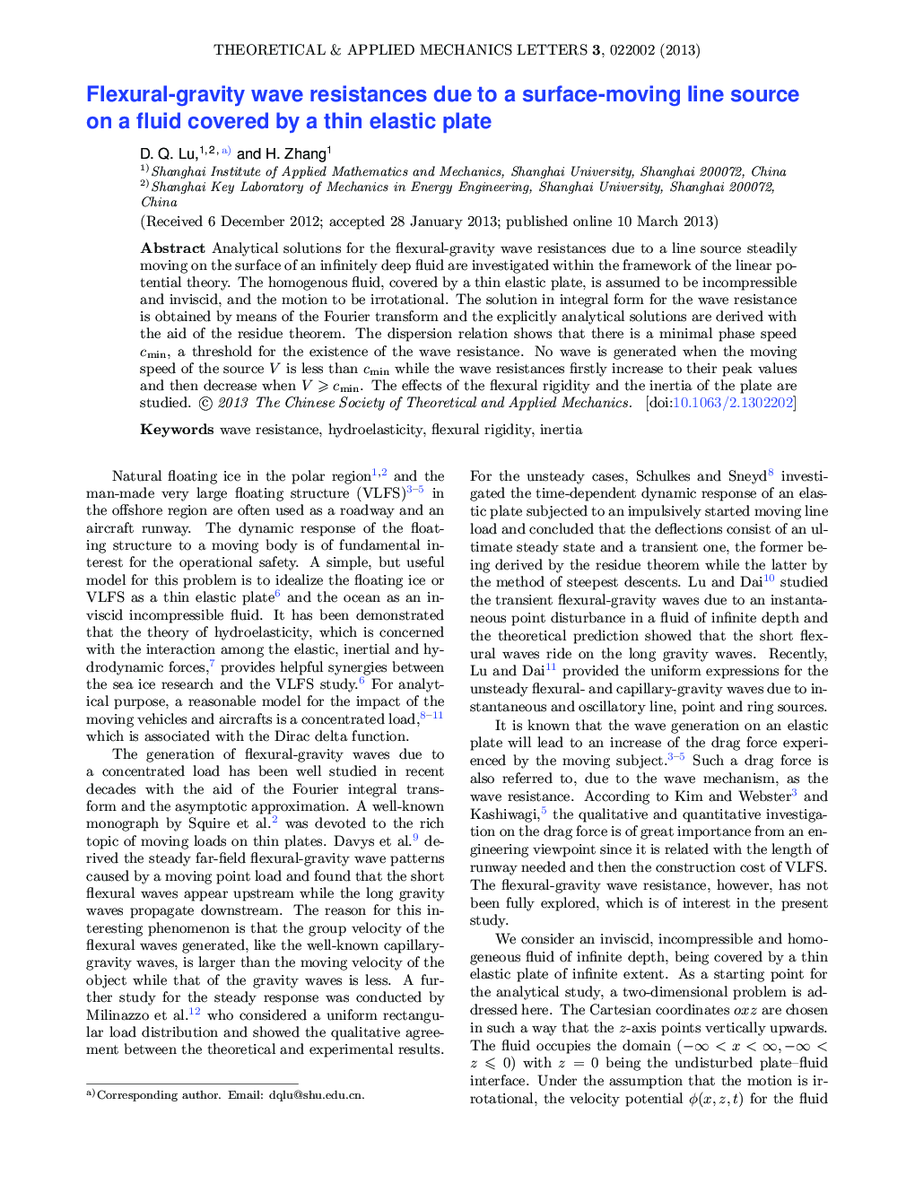 Flexural-gravity wave resistances due to a surface-moving line source on a fluid covered by a thin elastic plate