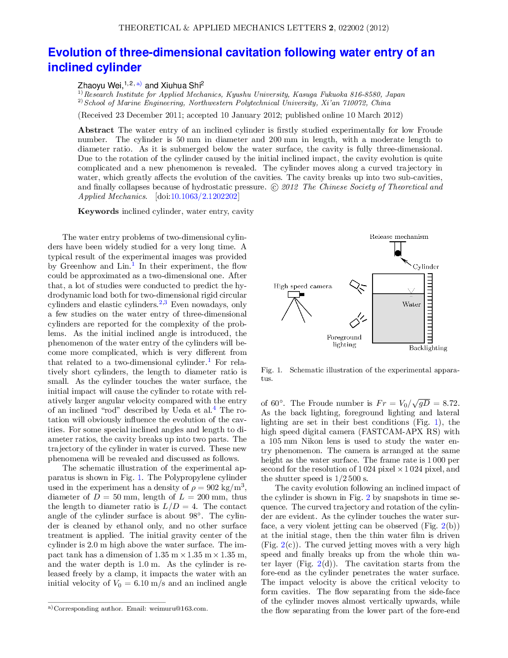 Evolution of three-dimensional cavitation following water entry of an inclined cylinder