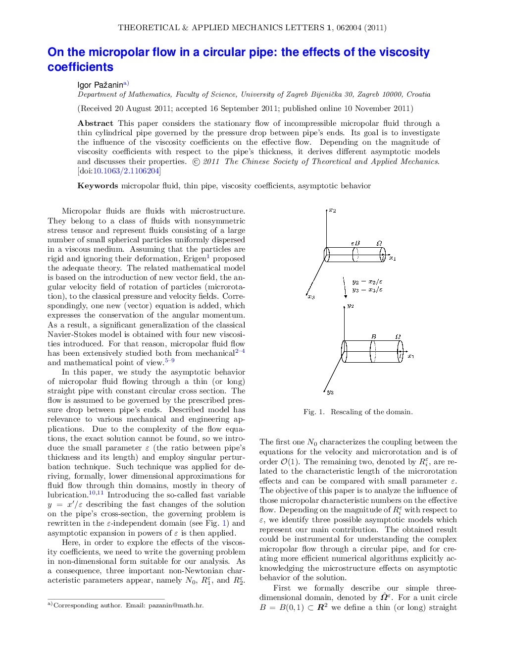 On the micropolar flow in a circular pipe: the effects of the viscosity coefficients