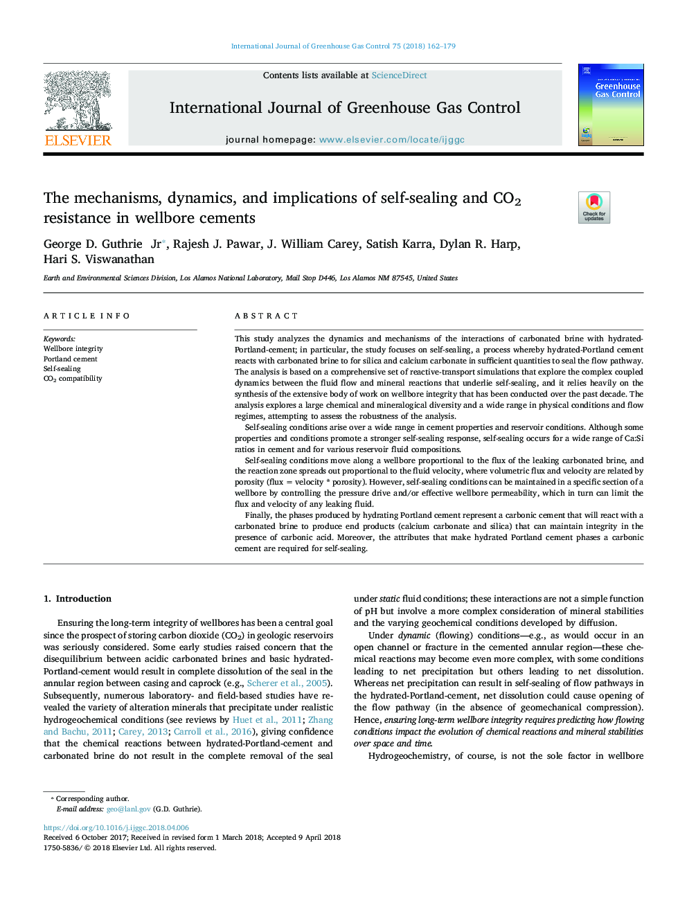 The mechanisms, dynamics, and implications of self-sealing and CO2 resistance in wellbore cements