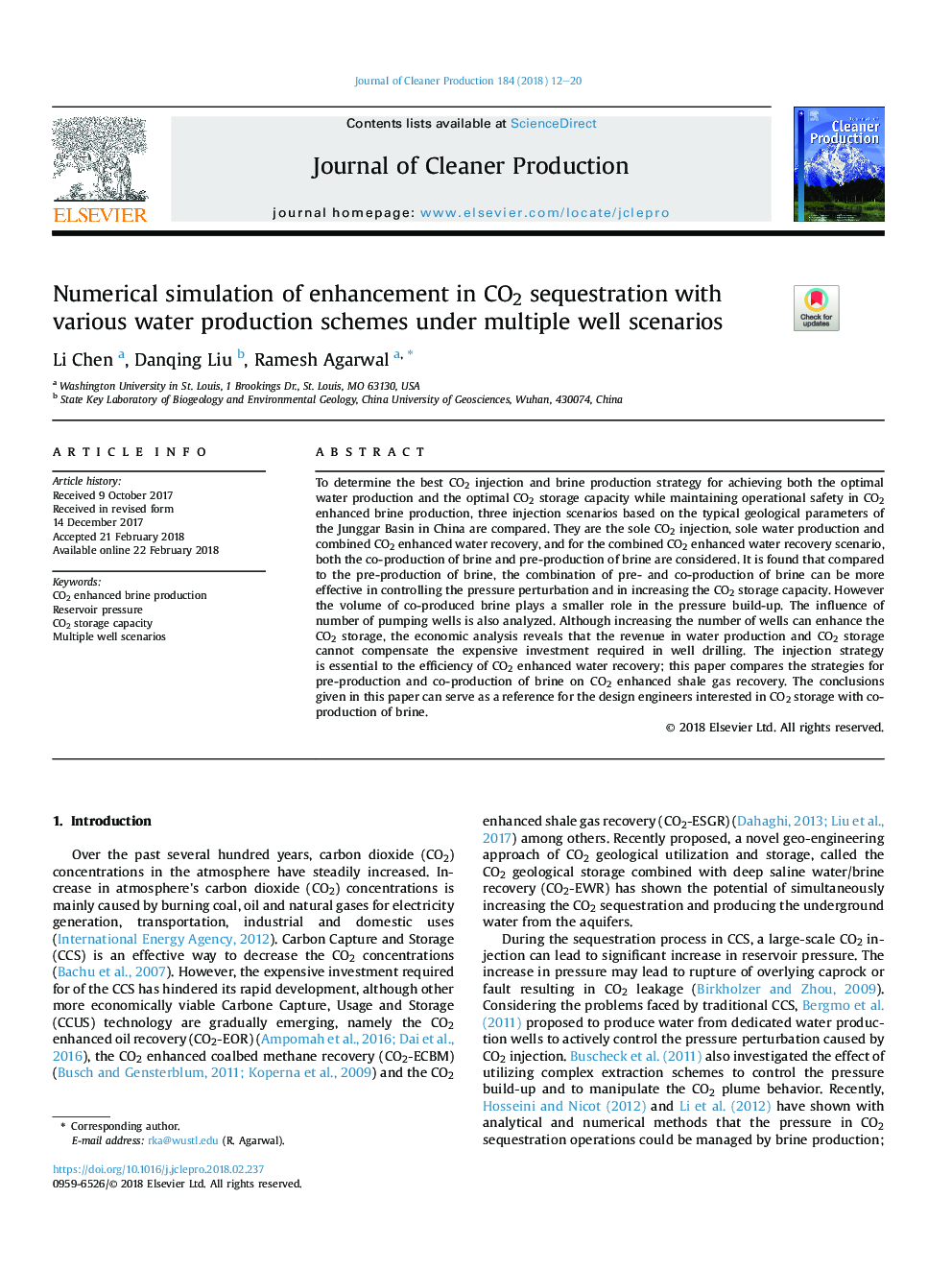 Numerical simulation of enhancement in CO2 sequestration with various water production schemes under multiple well scenarios