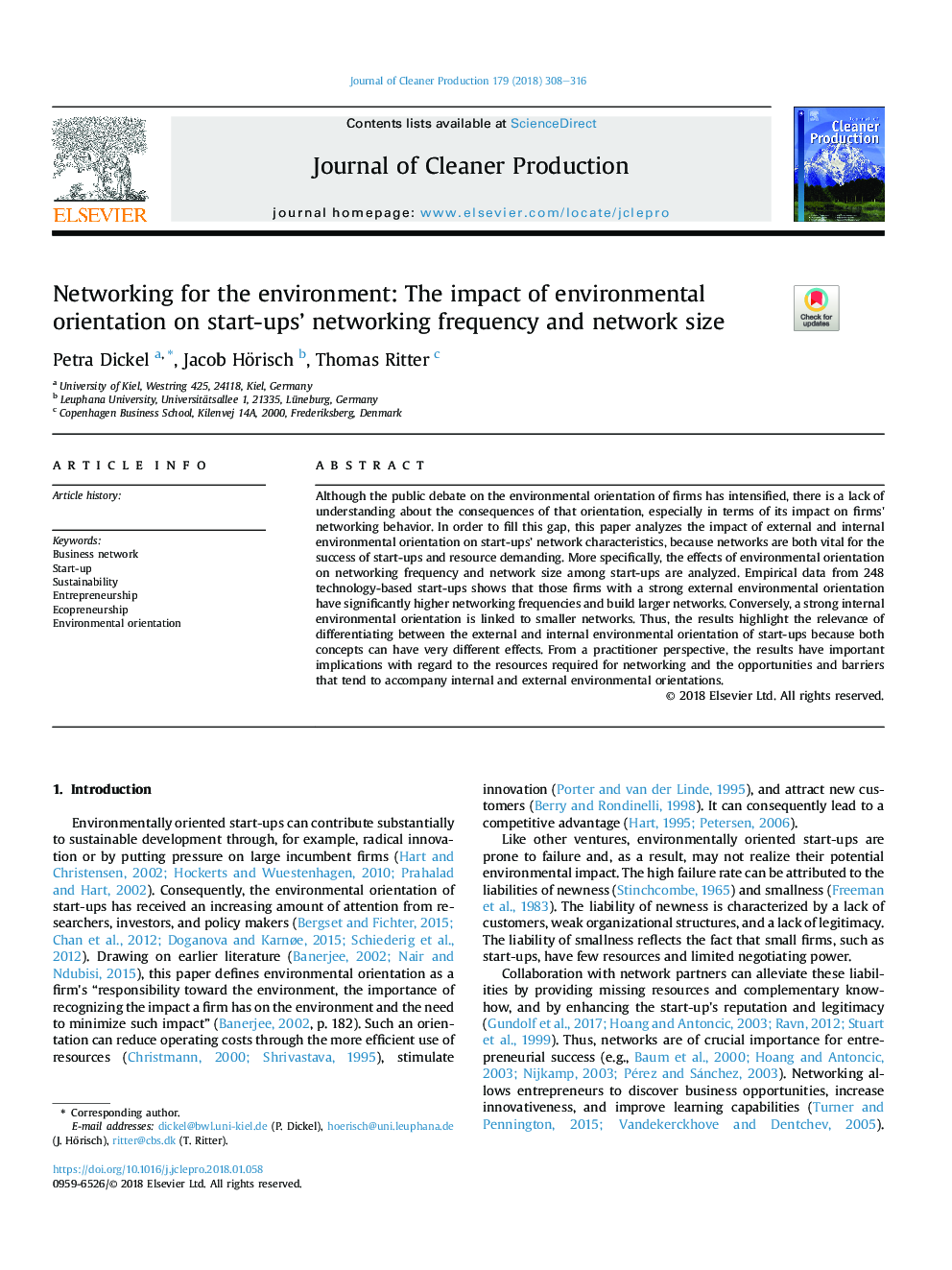 شبکه برای محیط زیست: تاثیر محیط زیست بر فرکانس شبکه های مبتنی بر شبکه و اندازه شبکه 