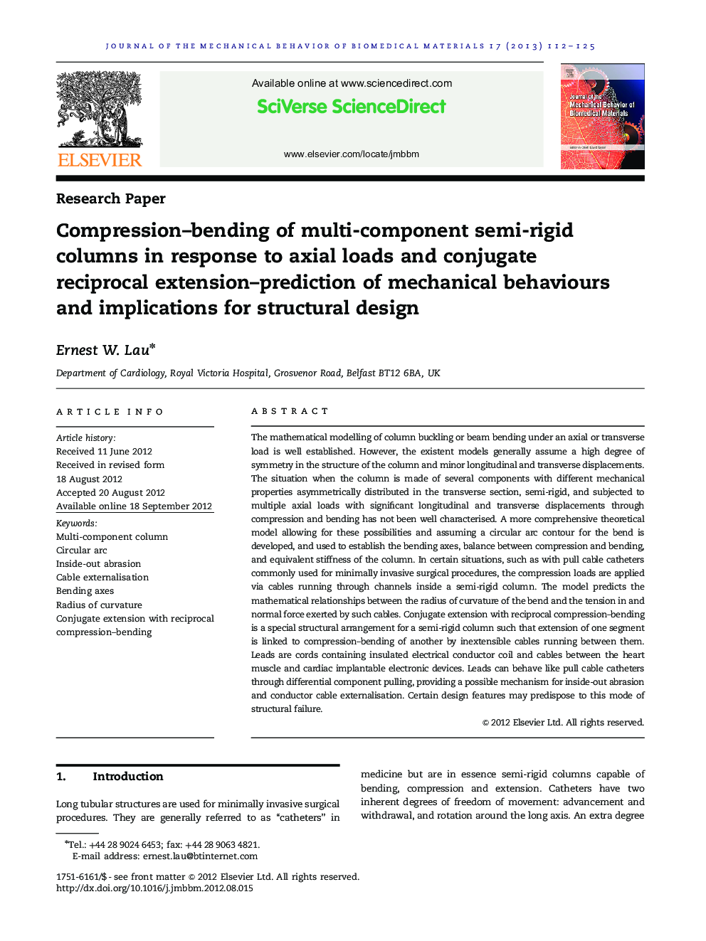 Compression–bending of multi-component semi-rigid columns in response to axial loads and conjugate reciprocal extension–prediction of mechanical behaviours and implications for structural design