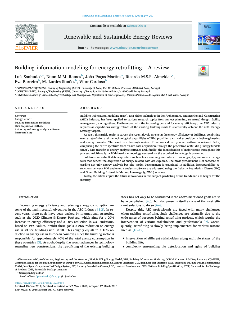 مدلسازی اطلاعات ساختمان برای تکمیل انرژی - بررسی 