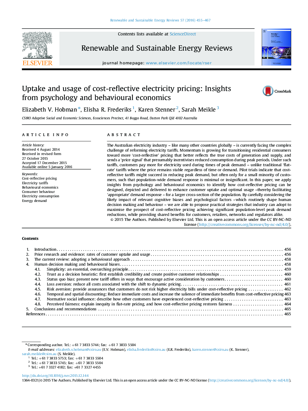 پذیرش و استفاده از قیمت برق بازتابنده قیمت: بینش از روانشناسی و اقتصاد رفتاری 
