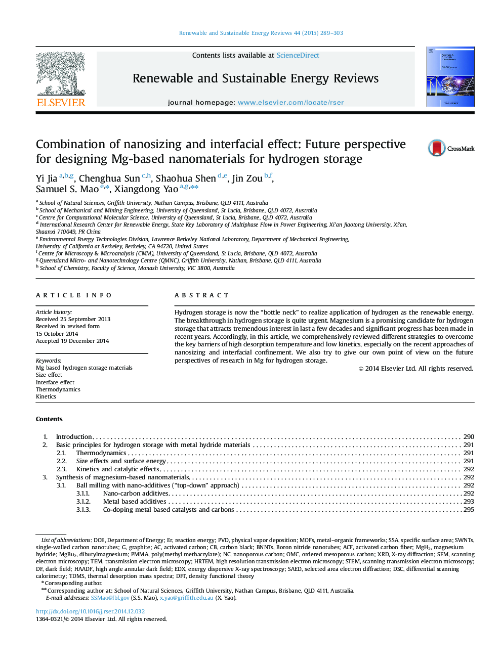 Combination of nanosizing and interfacial effect: Future perspective for designing Mg-based nanomaterials for hydrogen storage