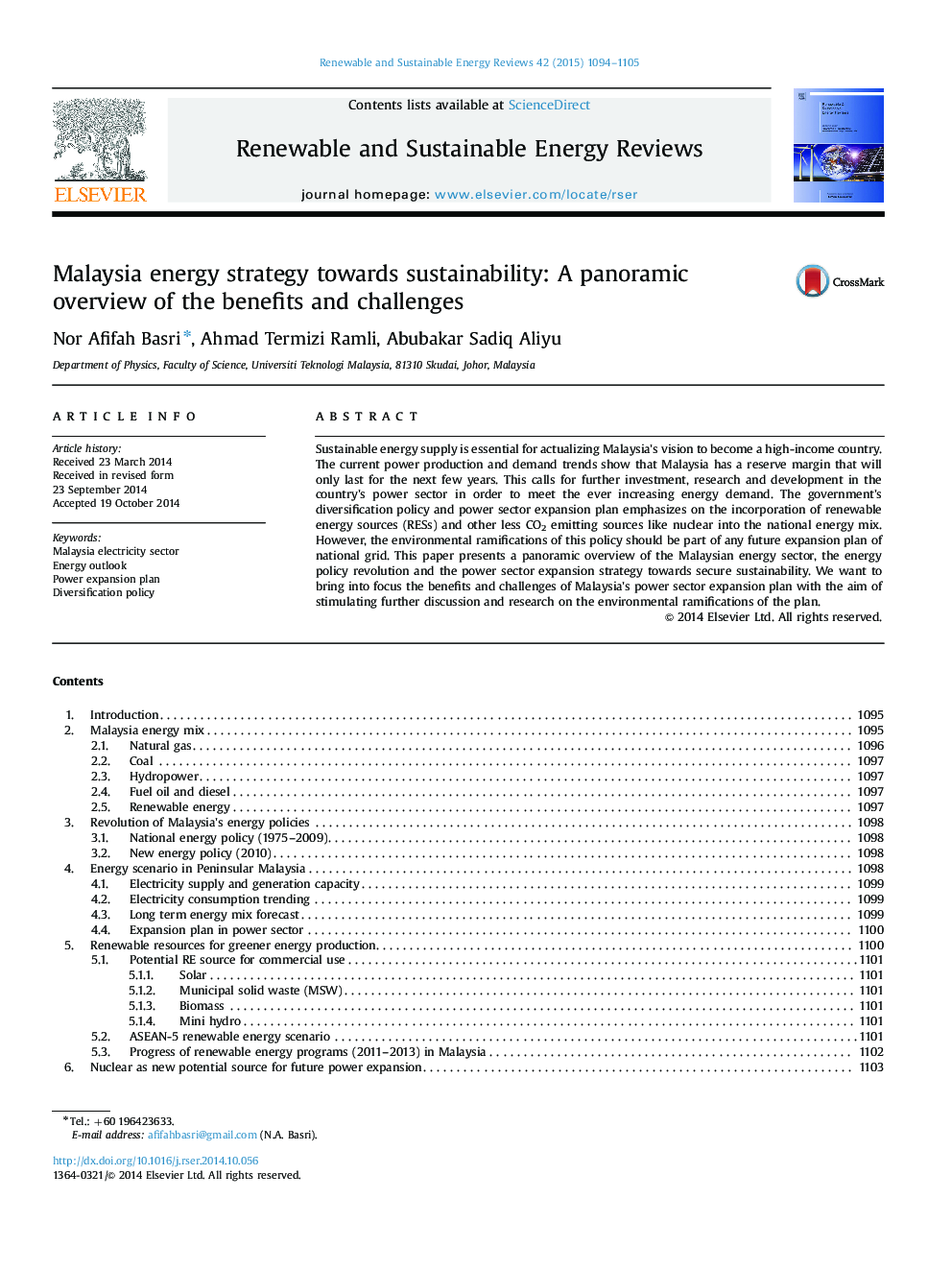 استراتژی انرژی مالزی نسبت به پایداری: یک نمای کلی از مزایا و چالش های پانورامیک 