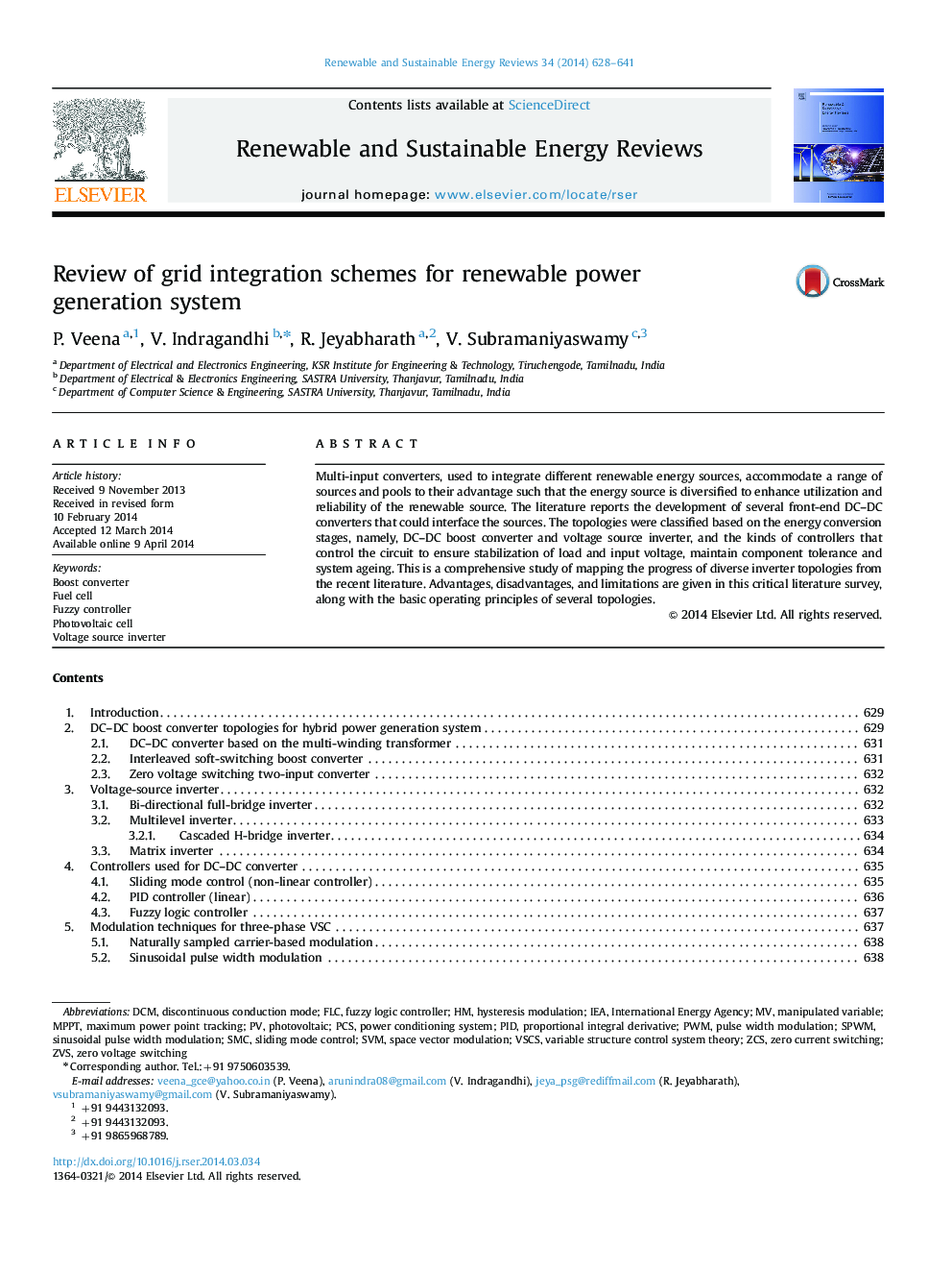 بررسی طرح های یکپارچه شبکه برای سیستم تولید برق تجدید پذیر 