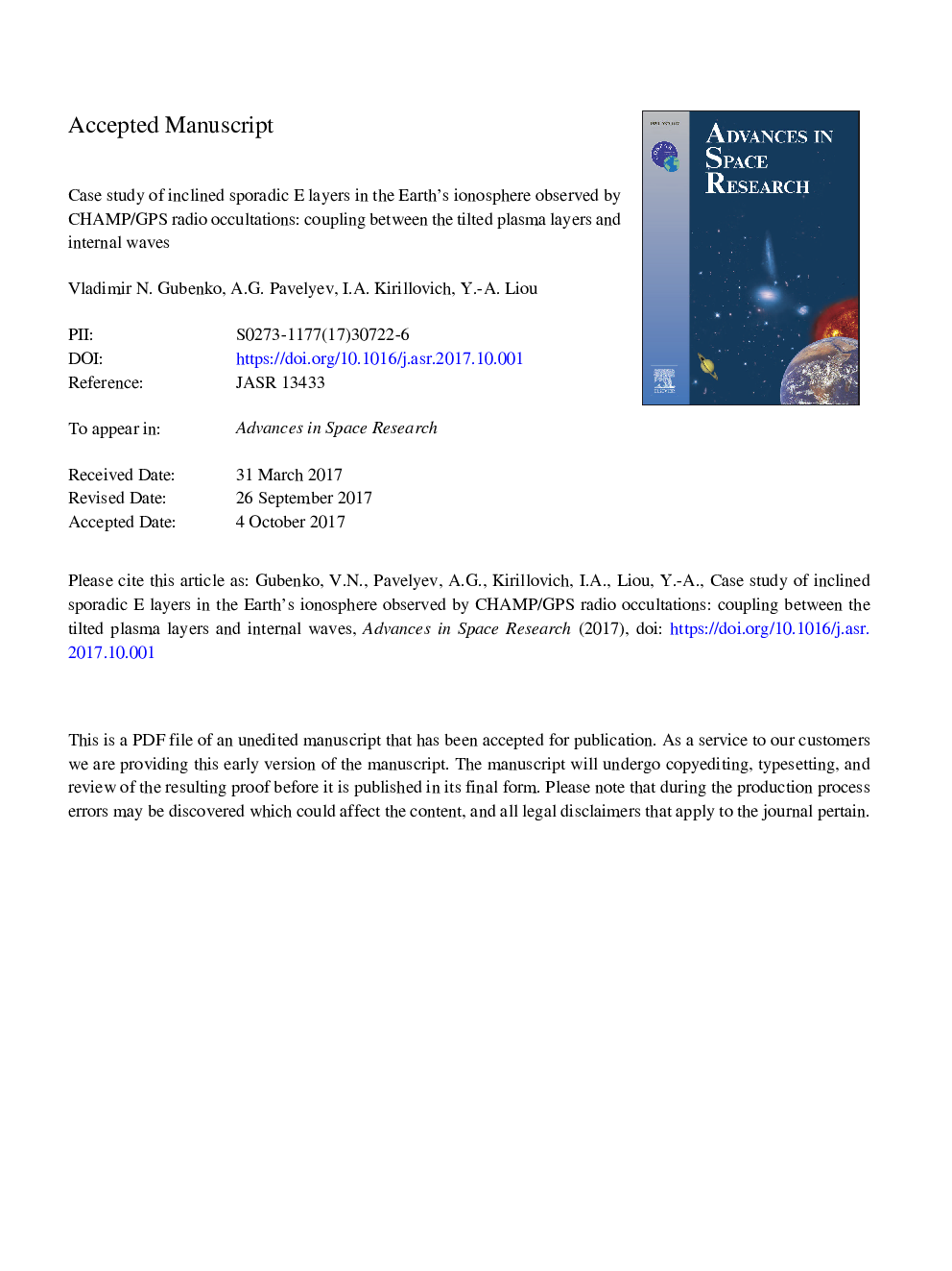 Case study of inclined sporadic E layers in the Earth's ionosphere observed by CHAMP/GPS radio occultations: Coupling between the tilted plasma layers and internal waves