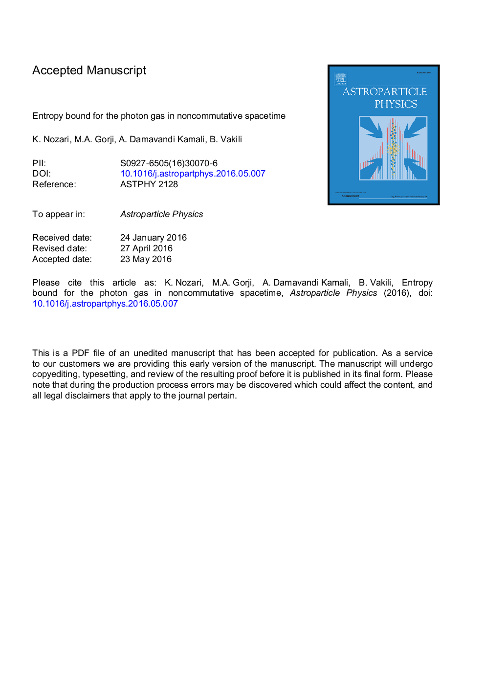 Entropy bound for the photon gas in noncommutative spacetime