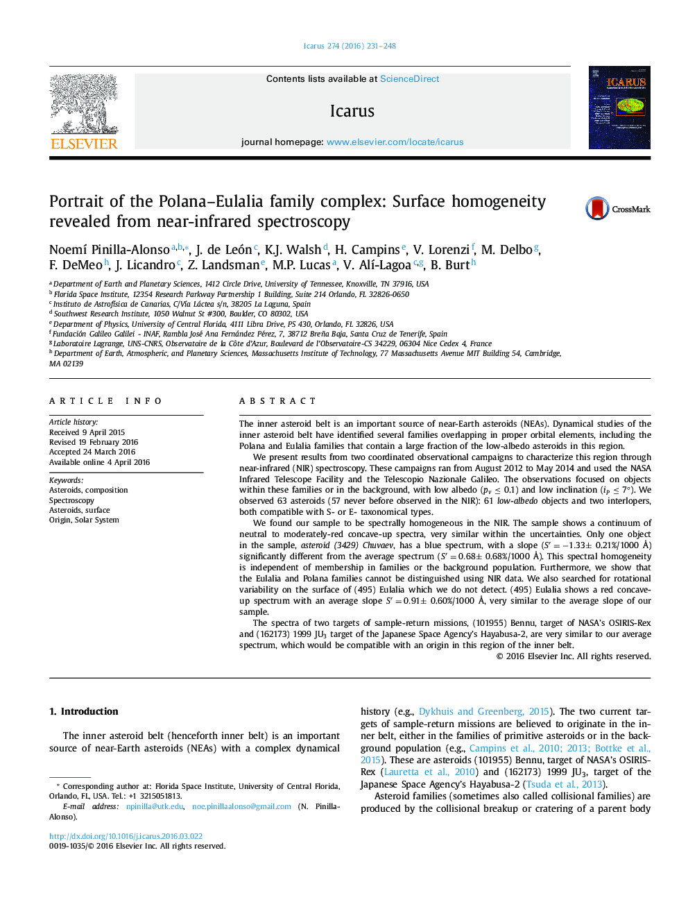 Portrait of the Polana-Eulalia family complex: Surface homogeneity revealed from near-infrared spectroscopy