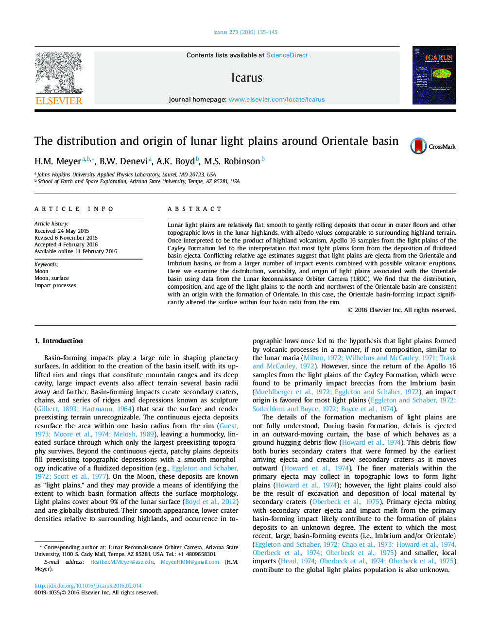 The distribution and origin of lunar light plains around Orientale basin