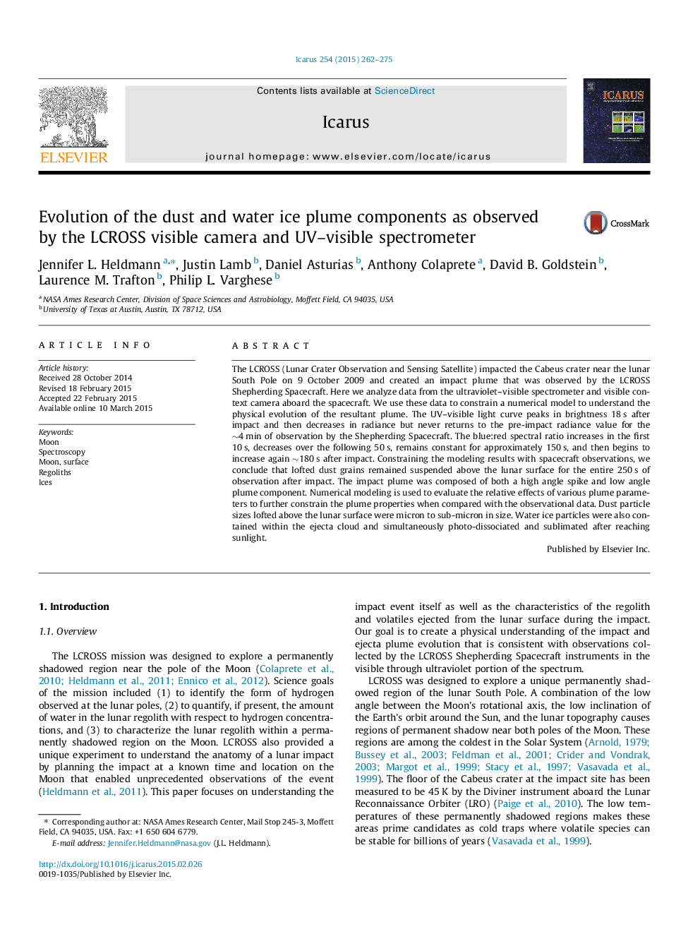 Evolution of the dust and water ice plume components as observed by the LCROSS visible camera and UV-visible spectrometer